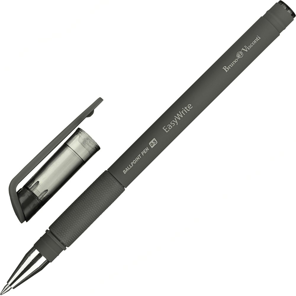 Ручка шариковая Bruno Visconti EasyWrite Ice 0.5 мм синяя 20-0208 5 штук - фото 4