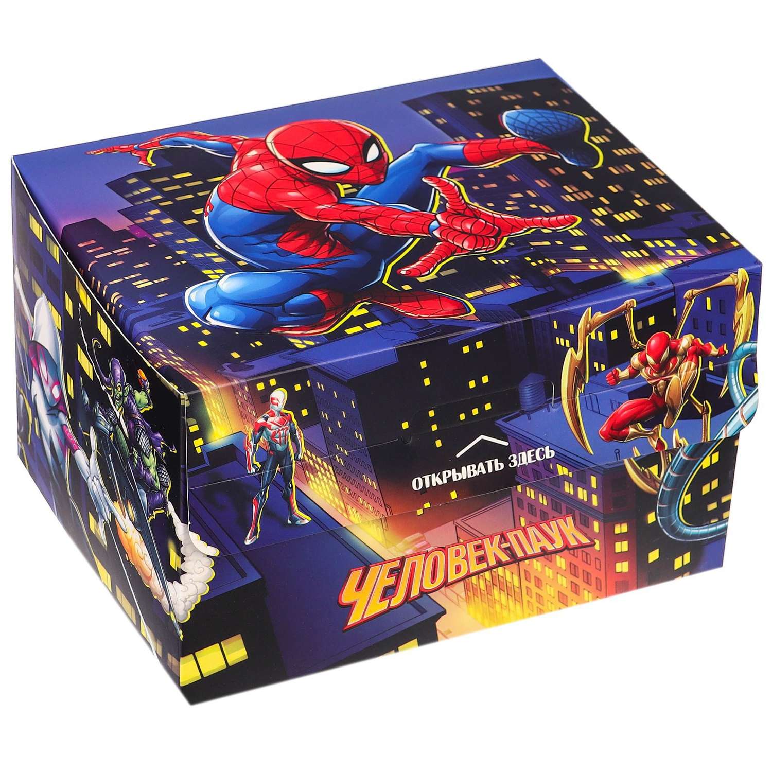 Коробка складная Marvel Бум сюрприз 20 х 15 х 12.5 см Человек-паук - фото 7