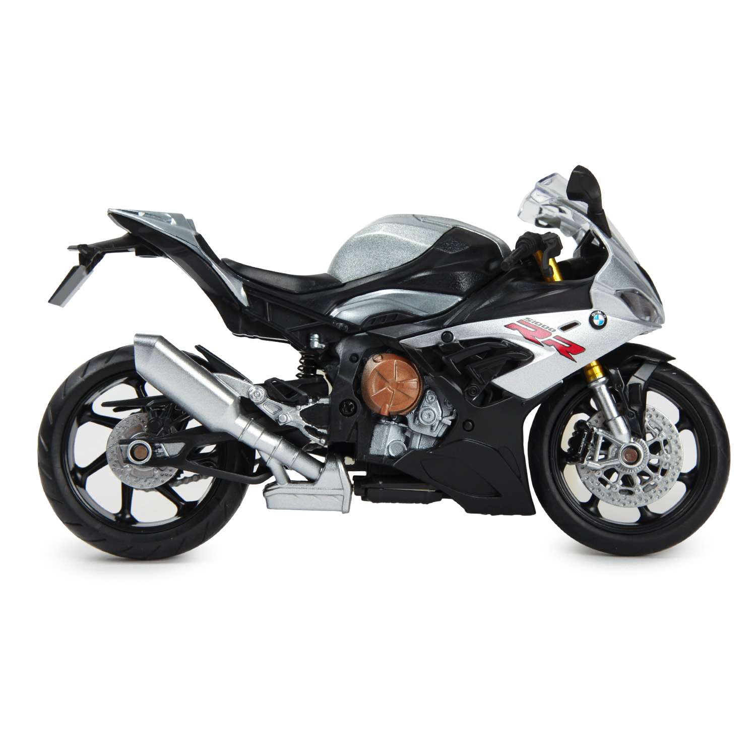 Мотоцикл Mobicaro BMW S1000RR 1:12 без механизмов красный 644101 - фото 3