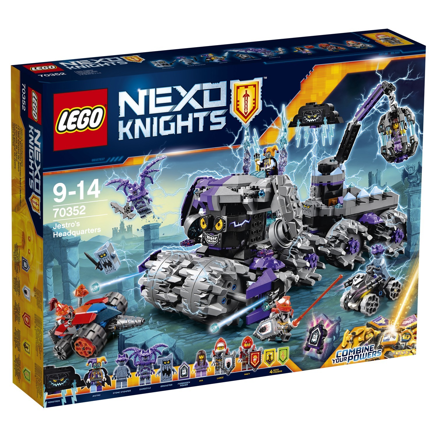 Конструктор LEGO Nexo Knights Штаб Джестро (70352) купить по цене 8499 ₽ в  интернет-магазине Детский мир