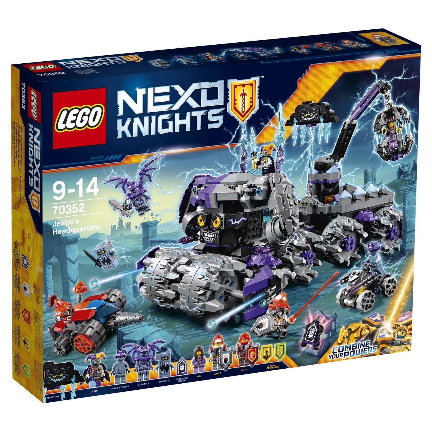 Конструктор LEGO Nexo Knights Штаб Джестро (70352) - фото 2