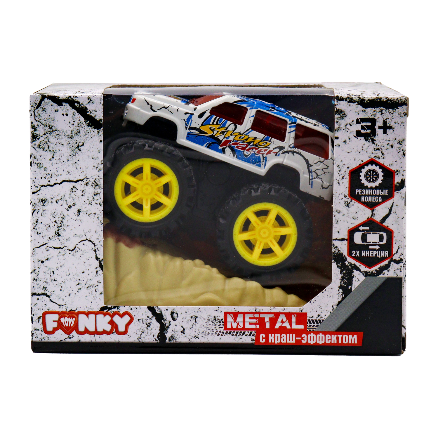 Внедорожник Funky Toys Jeep инерционный белый FT8485-1 - фото 3