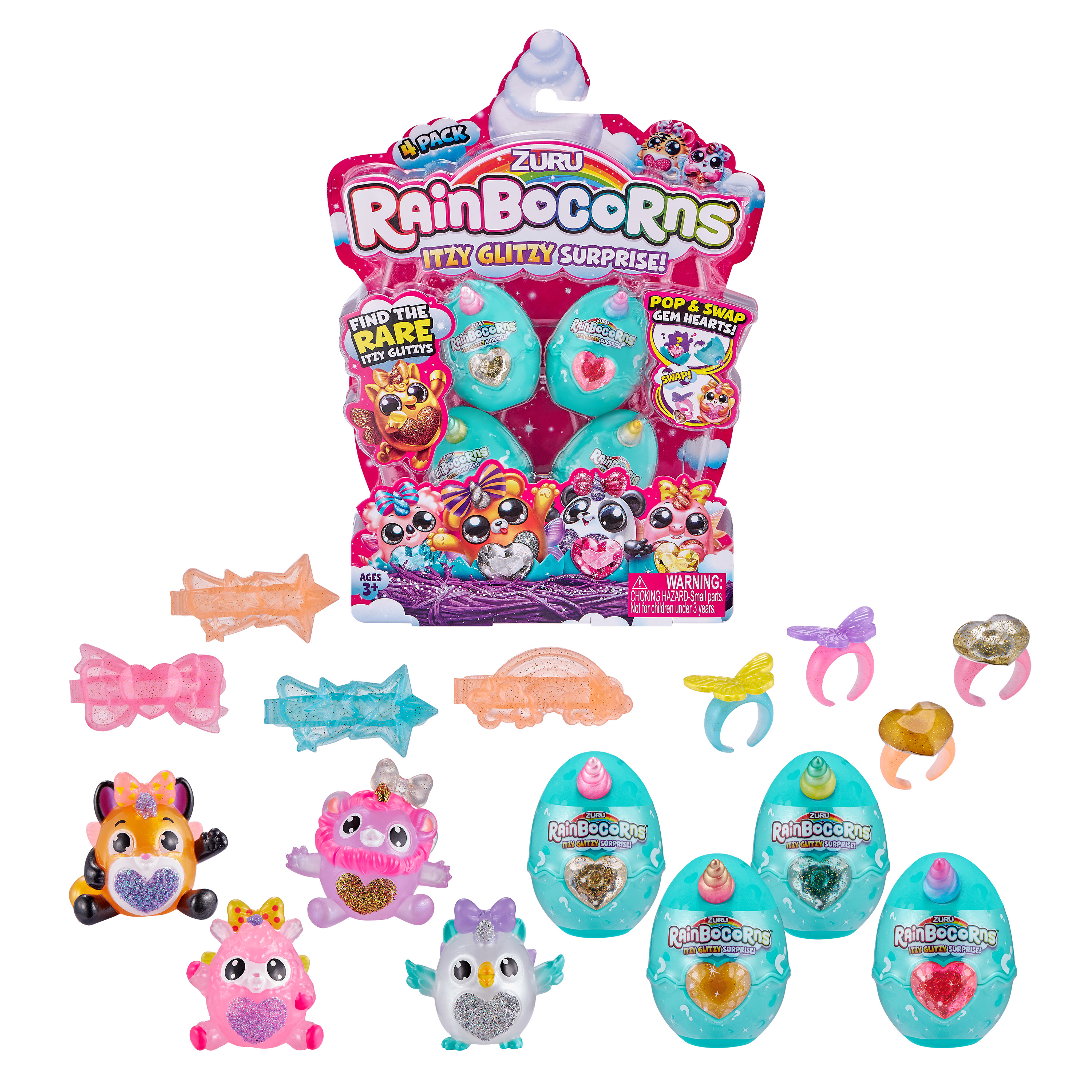 Игрушка Rainbocorns Rainbocorns Itzy glitzy surprise S1 в яйце в непрозрачной упаковке (Сюрприз) 9208-S001 - фото 6