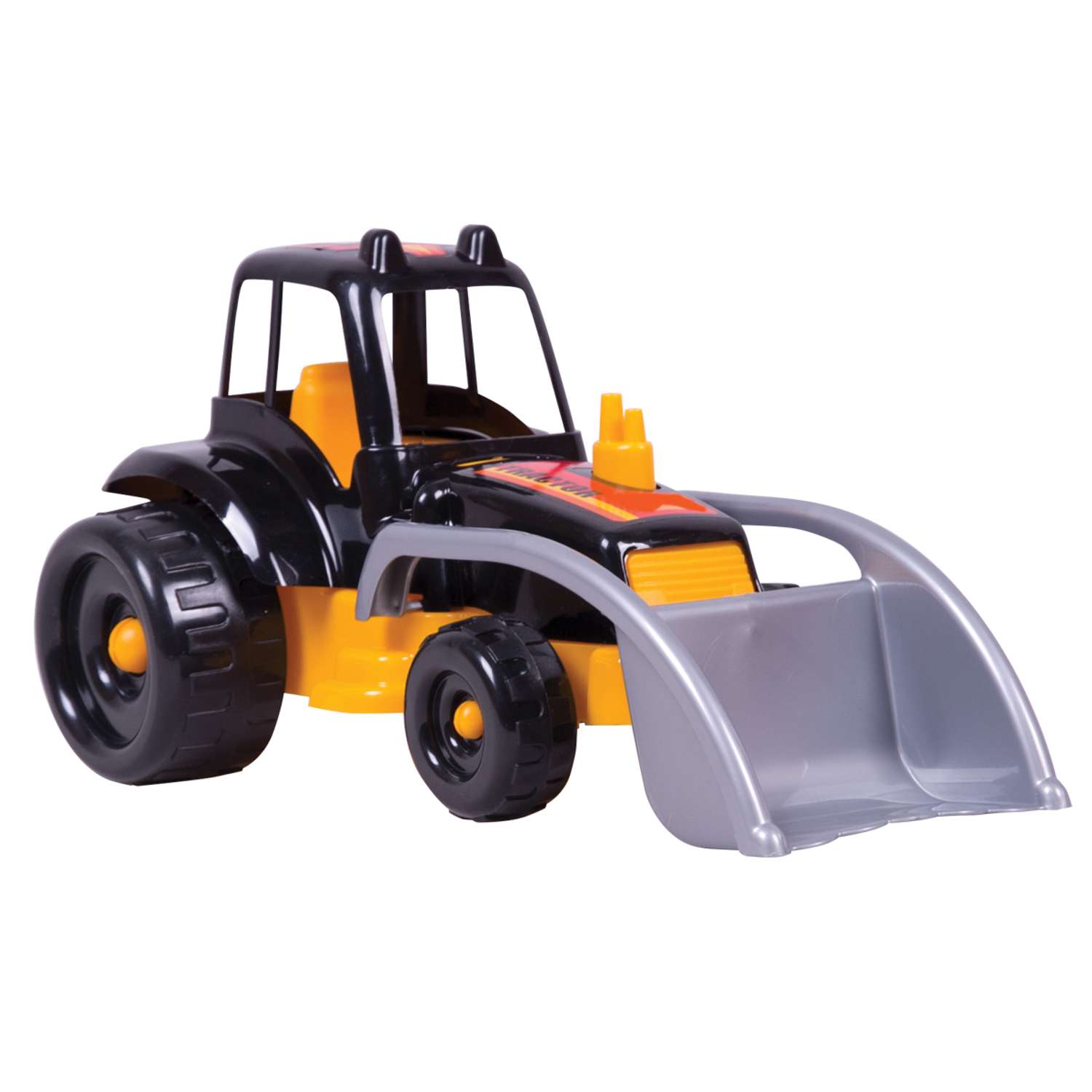 Трактор игрушечный Zarrin Toys Farm 2 с грейдером желтый H2/желтый-черный - фото 3