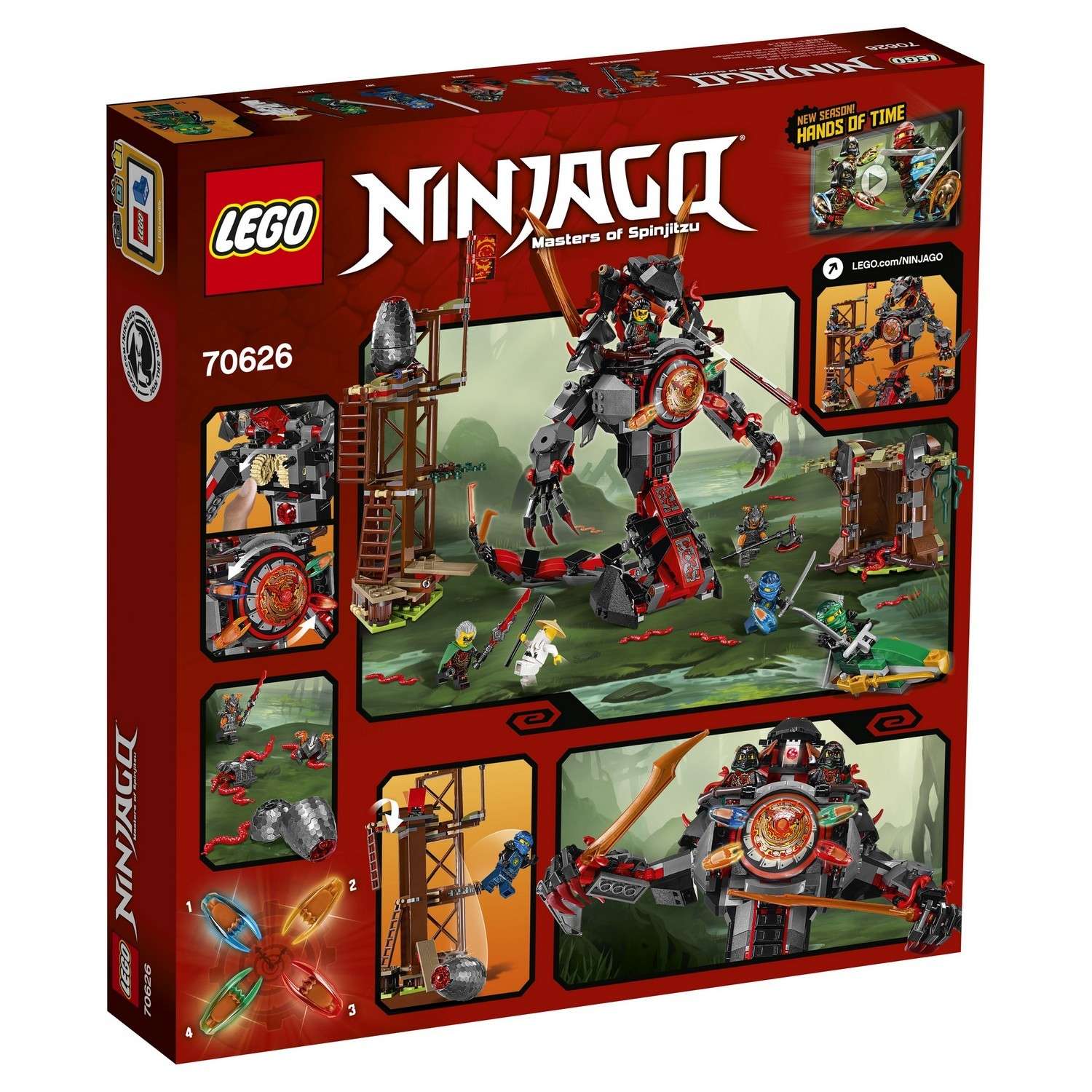 Конструктор LEGO Ninjago Железные удары судьбы (70626) - фото 3