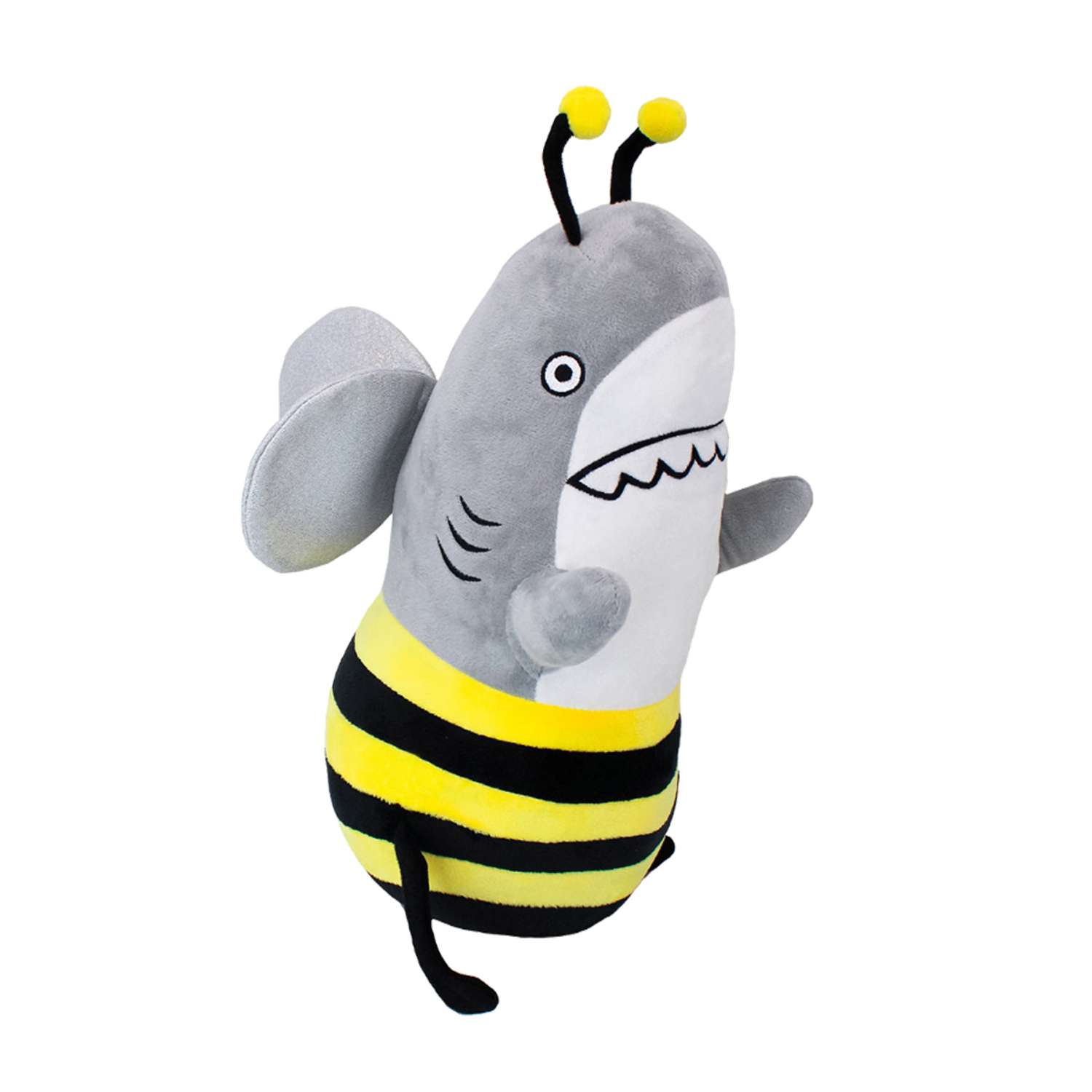 Мягкая игрушка подушка Territory Акула-пчела 65 см. - фото 1