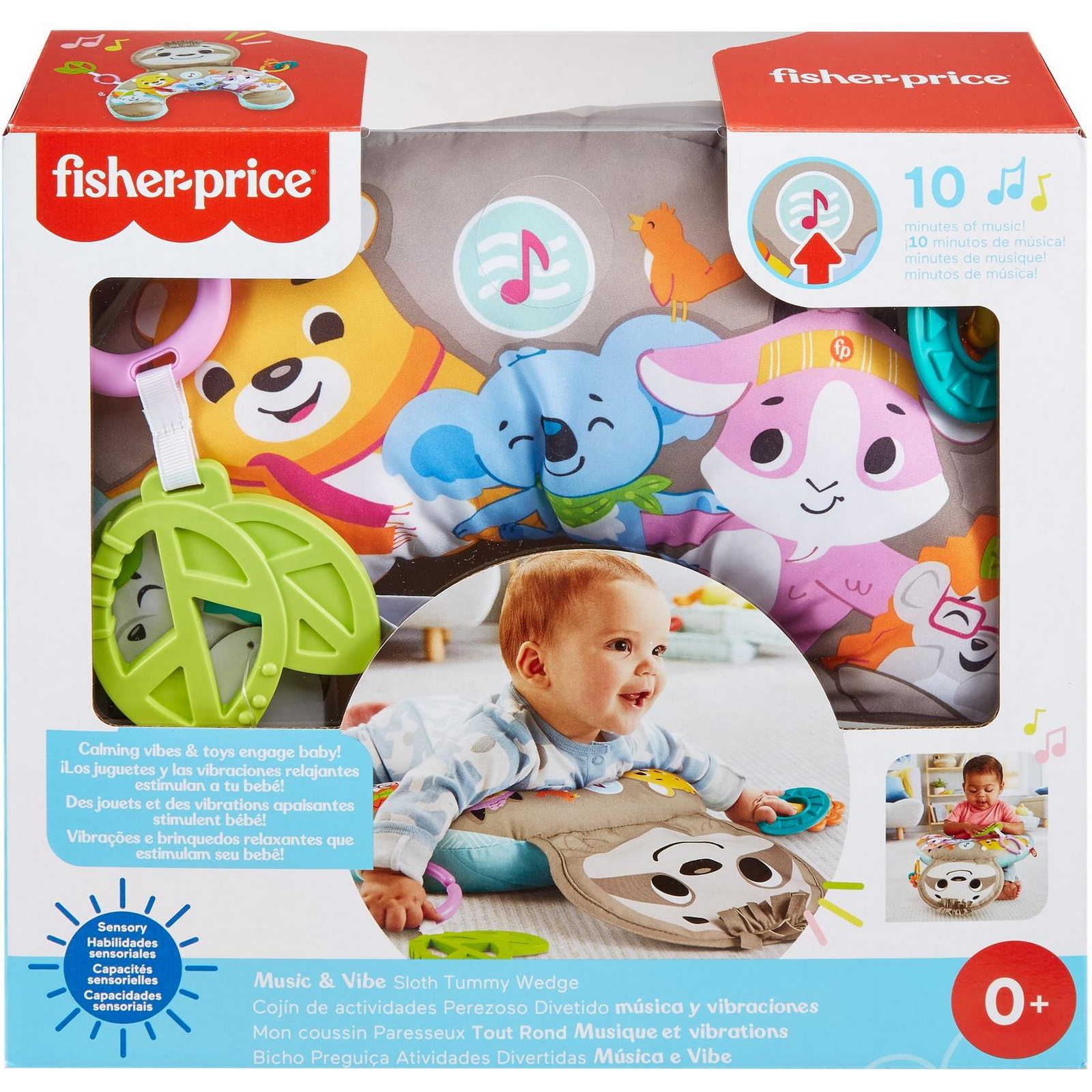 Подушка игровая Fisher Price Ленивец GRR01 - фото 2