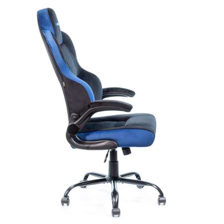 Кресло компьютерное VMMGAME Игровое UNIT велюр черно-синий