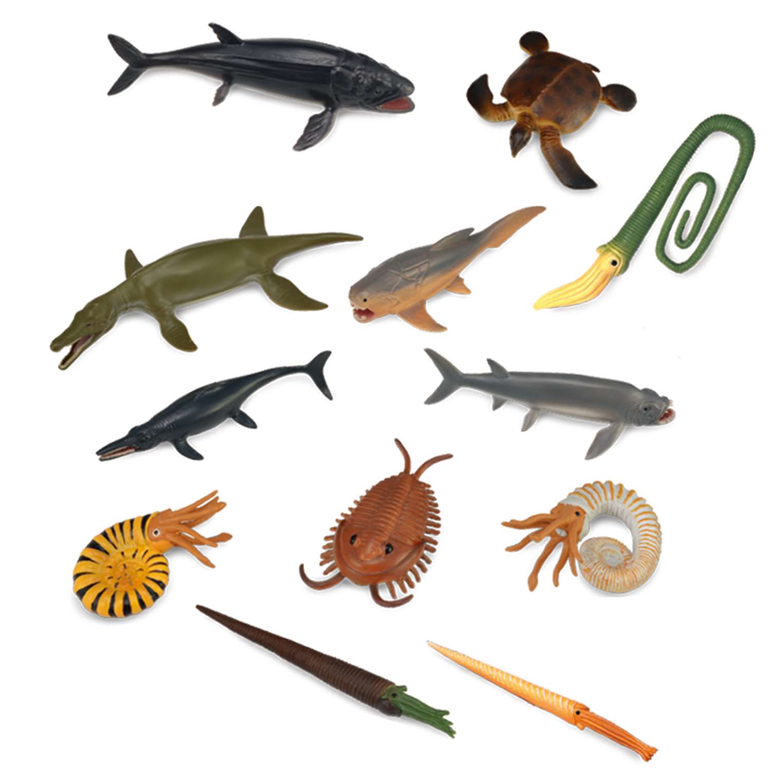 Набор Collecta морские доисторические животные 12 шт A1104 - фото 1