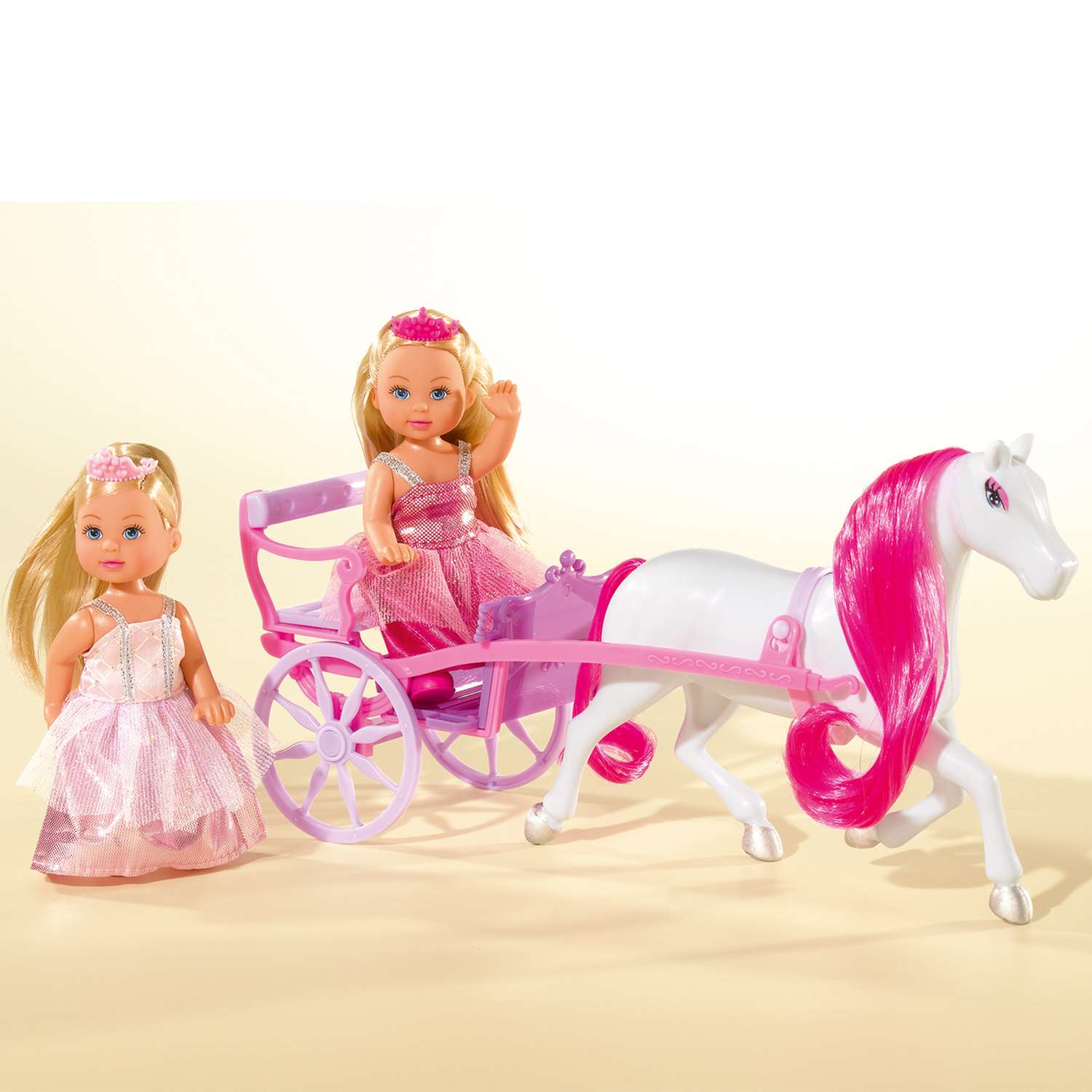 Набор Evi Simba две Еви-принцессы+лошадь+карета 5736646 5736646 - фото 6