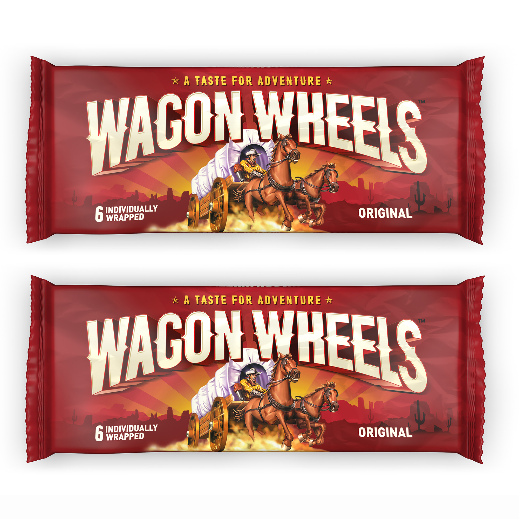 Печенье с суфле Wagon Wheels покрытое глазурью с ароматом шоколада 216 г - фото 2