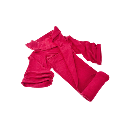 Одеяло-плед Uniglodis с рукавами бордовый