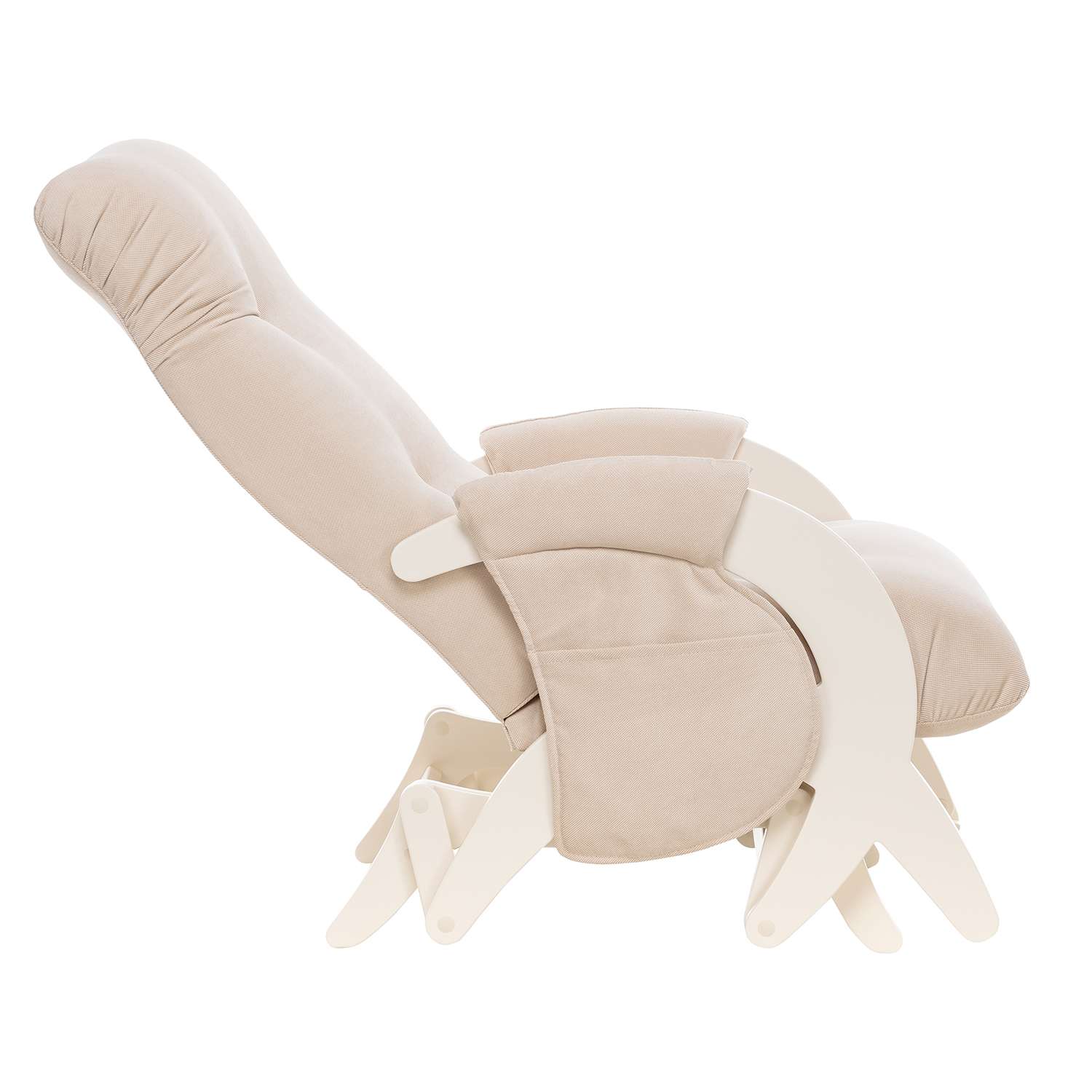 Кресло для кормления Milli Dream с карманами Дуб шампань ткань Verona Vanilla - фото 5