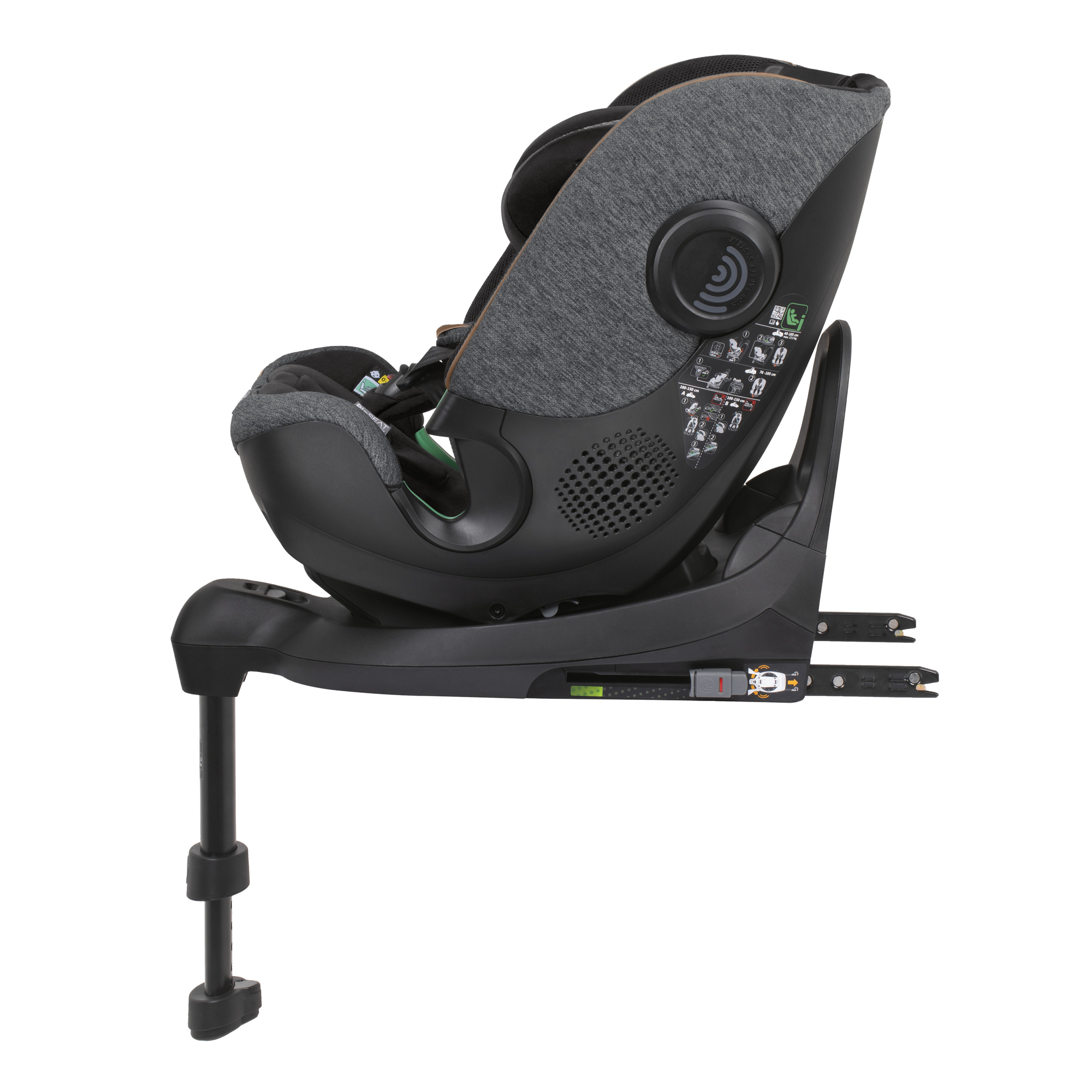 Автокресло Chicco Bi-Seat Air Black для новорожденных - фото 16