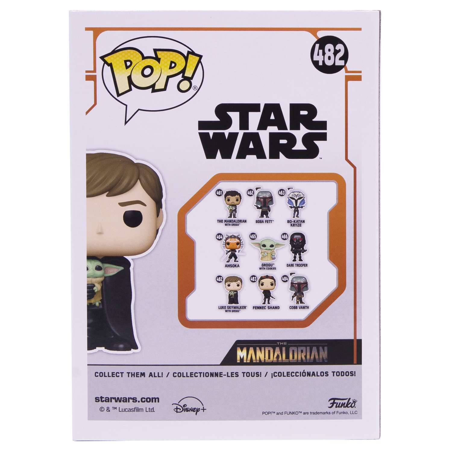 Игрушка Funko Star Wars Mandalorian Luke Skywalker with Grogu 58290 Fun25492008 - фото 6