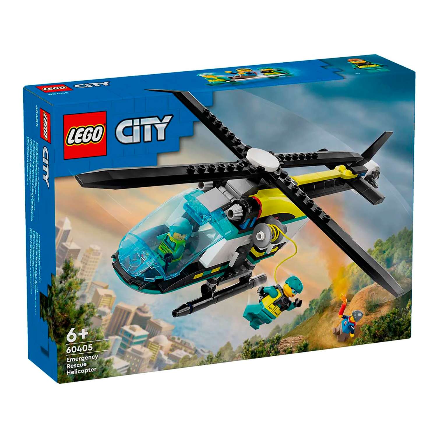Конструктор детский LEGO City Аварийно-спасательный вертолет 60405 - фото 11