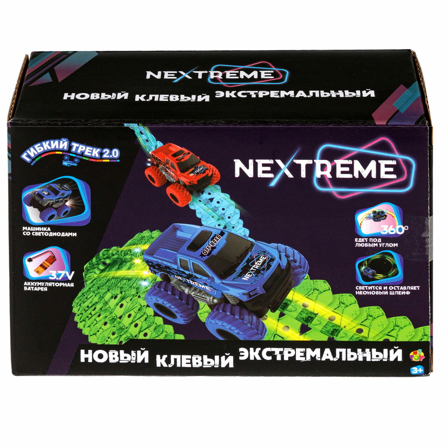 Набор игровой №1TOY Гибкий трек Nextreme Внедорожник 5предметов Т23880 Т23880 - фото 4