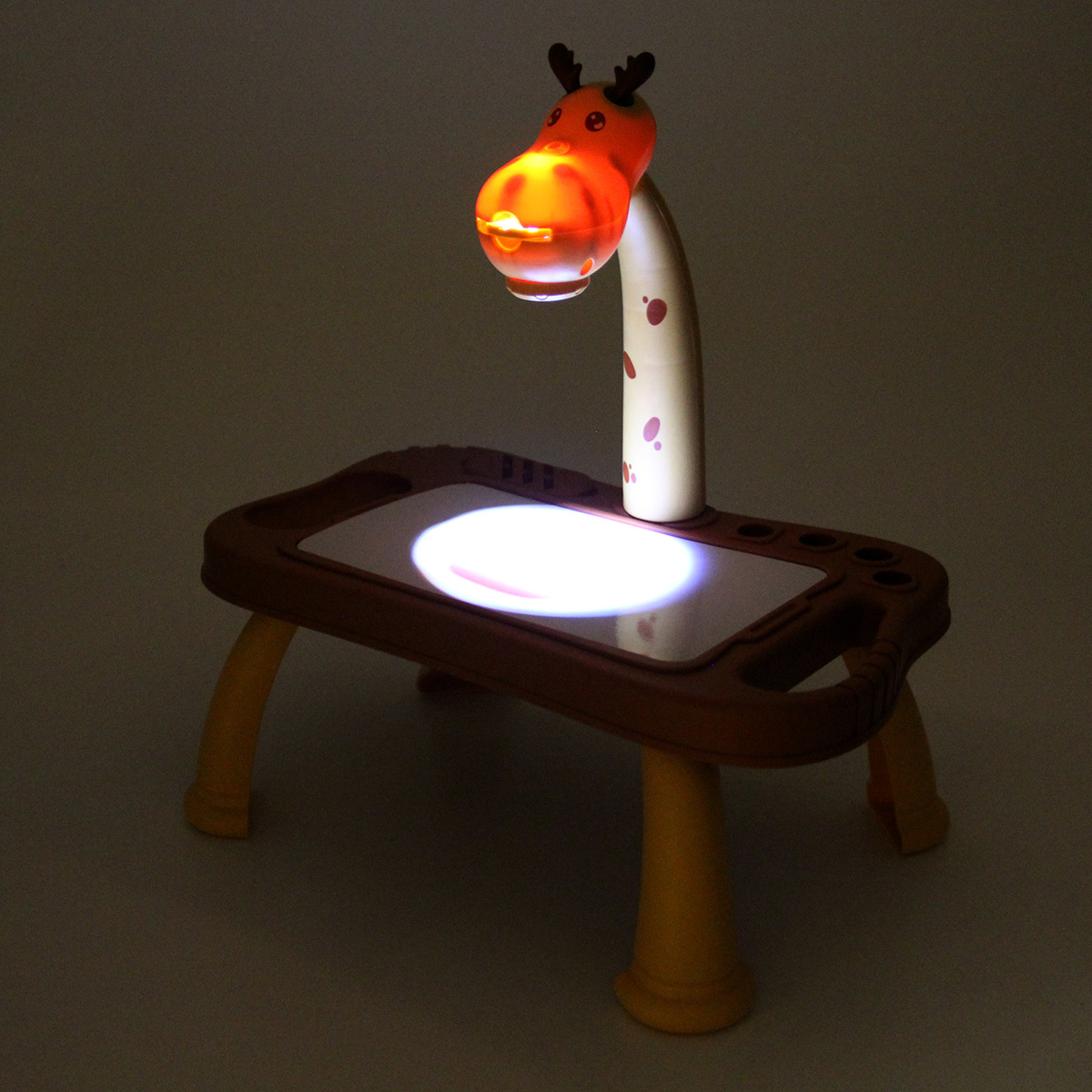 Развивающий столик Ути Пути доска для рисования с проектором Жирафик - фото 12
