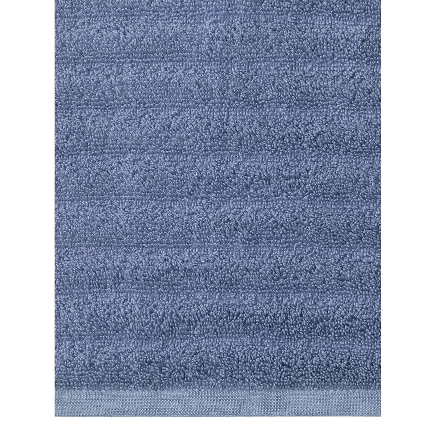 Полотенце махровое LUCKY Волна 40x60 см 100% хлопок синий - фото 4