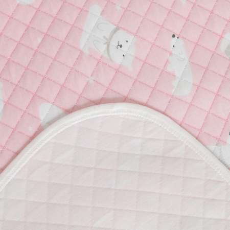 Одеяло стеганое Крошка Я Мишка 100х110 см розовый