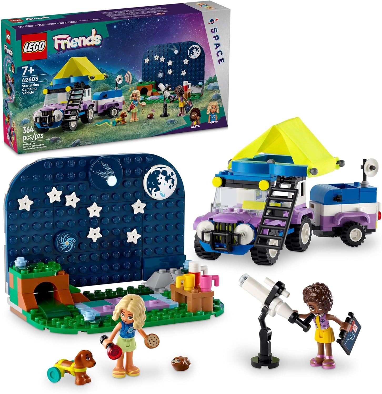 Конструктор LEGO Friends Кемпинг для наблюдения за звездами 42603 купить по  цене 2799 ₽ в интернет-магазине Детский мир