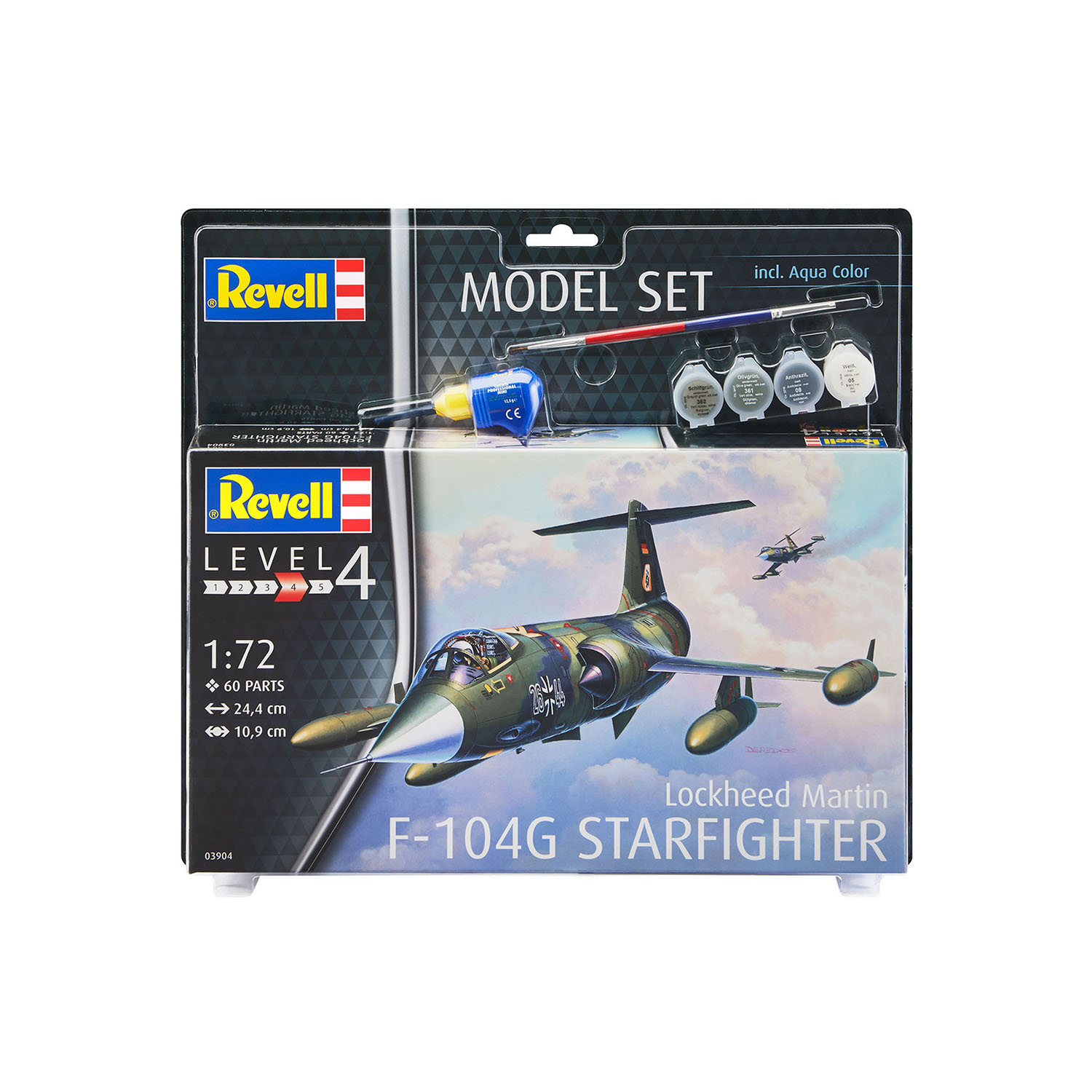 Набор Revell Истребитель-бомбардировщик F-104G Starfighter 63904 - фото 2