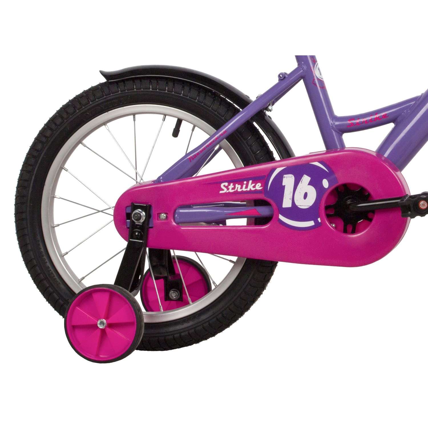 Велосипед 16STRIKE NOVATRACK фиолетовый - фото 4
