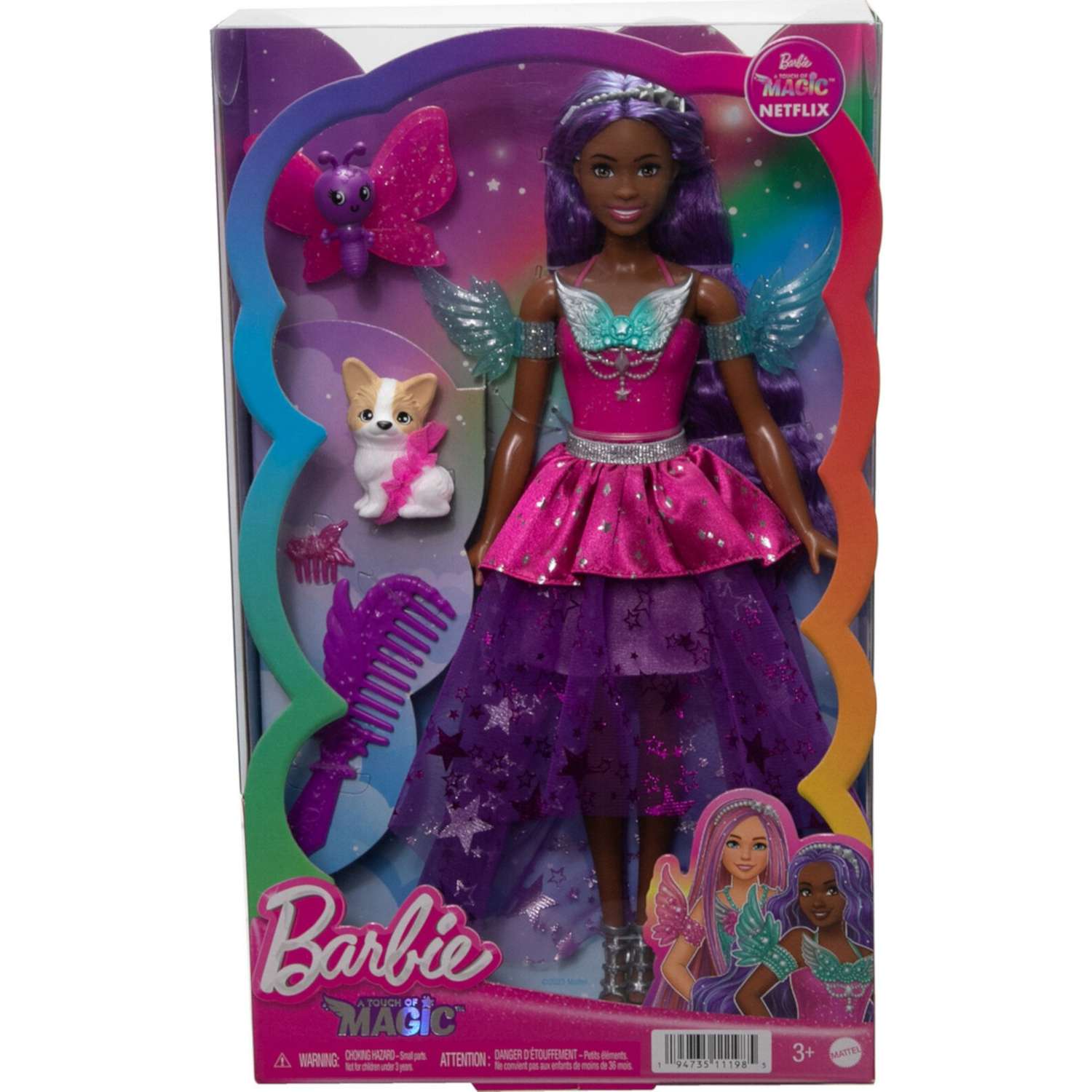 Кукла BarbieA Hidden Magic Brooklyn Doll HLC33 HLC33 - фото 6