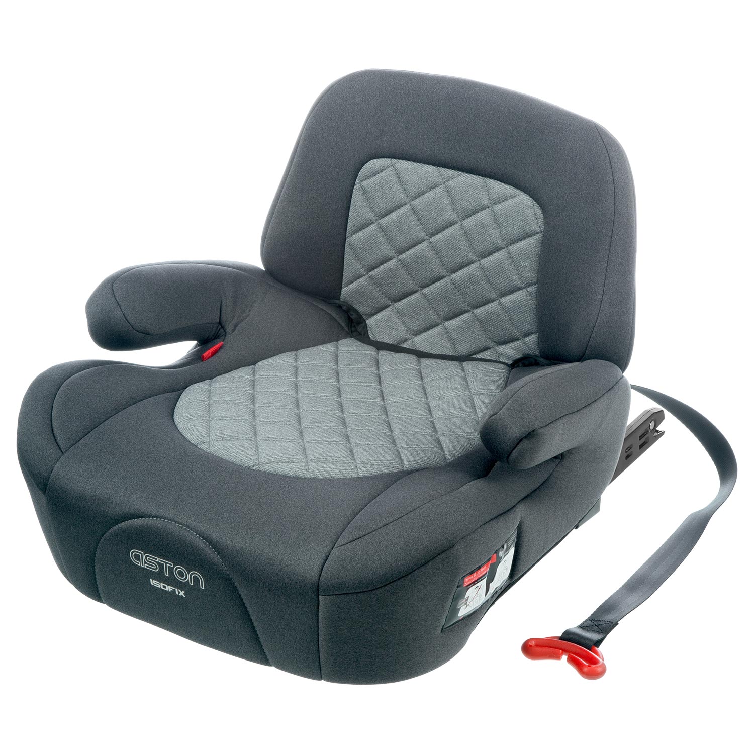 Автокресло-бустер Best Baby ASTON ISOFIX группа 3 (22-36 кг) серый-св.серый - фото 10