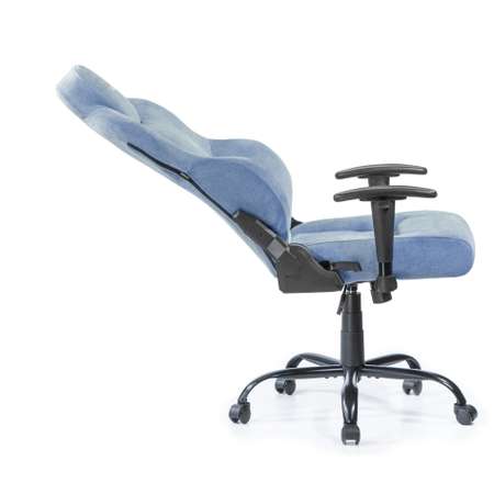Кресло компьютерное VMMGAME UNIT FABRIC UPGRADE с регулируемой спинкой синяя ткань