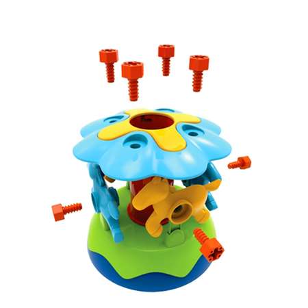 Конструктор EDU-TOYS Карусель 38 деталей JS023