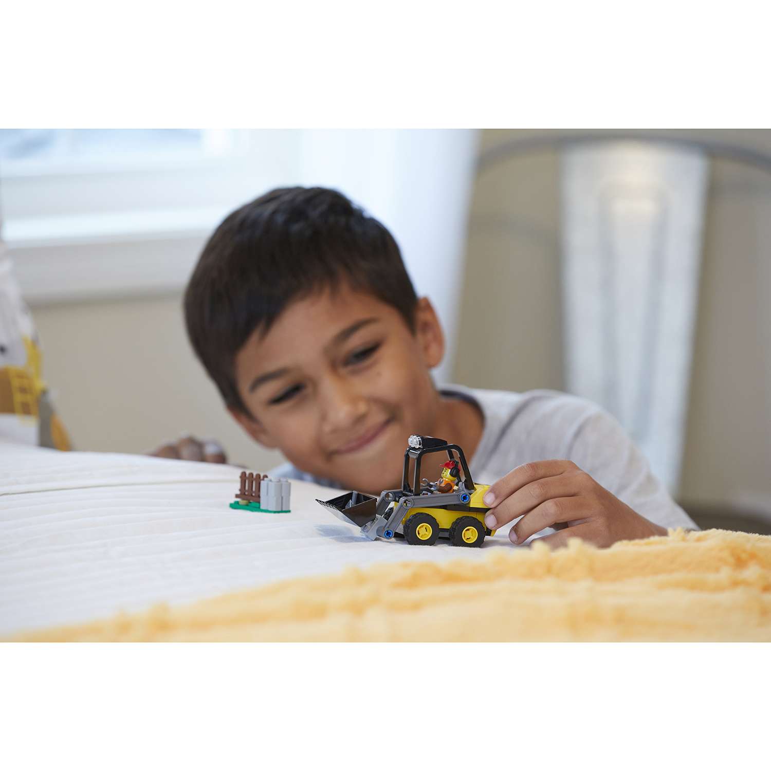 Конструктор LEGO City Great Vehicles Строительный погрузчик 60219 - фото 7