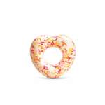 Надувной круг INTEX Пончик в виде сердца 94х89х25см от 9 лет