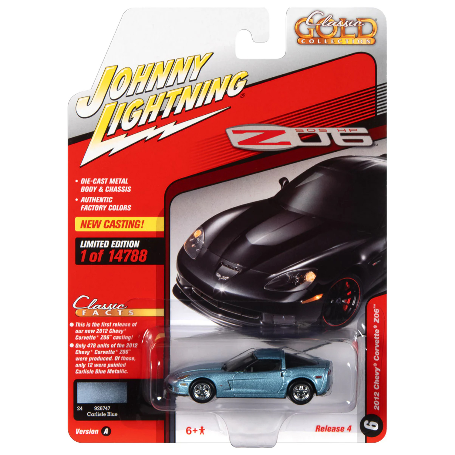 Автомобиль Johnny Lightning 1:64 JLCG027A-R4-N6 - фото 4