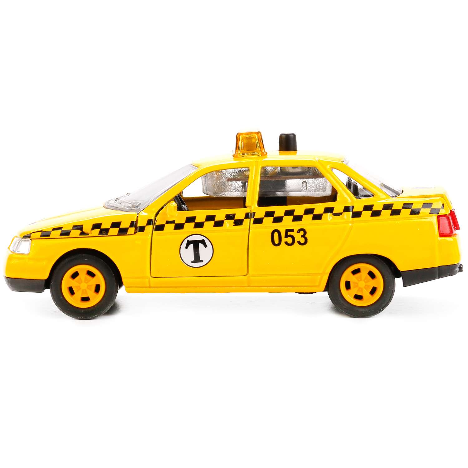 Машина Технопарк 1:43 Лада Такси 159170/CT10-110-7 - фото 3