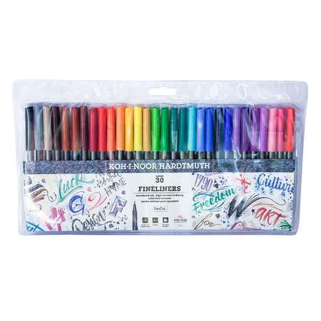 Линеры Koh-I-Noor Fineliners 0.3мм 30цветов 777021CJ01TE