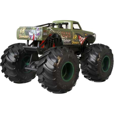 Машинка Hot Wheels Monster Trucks большой V8 Бомбер GWL16