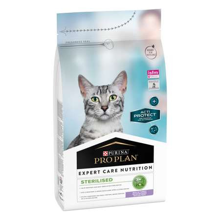 Корм для кошек PRO PLAN Acti-Protect для стерилизованных сухой с индейкой 1.5кг