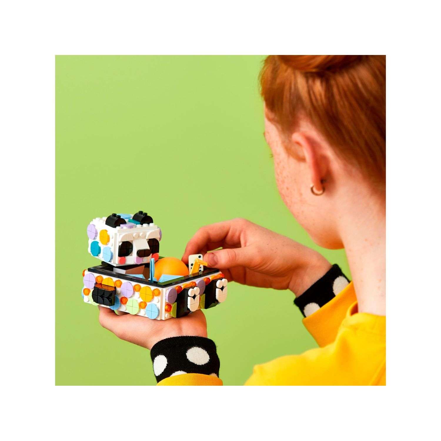 Конструктор LEGO Dots Cute Panda Tray 41959 - фото 9