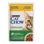 Корм влажный для кошек Cat Chow 85 г с курицей и баклажанами стерилизованных