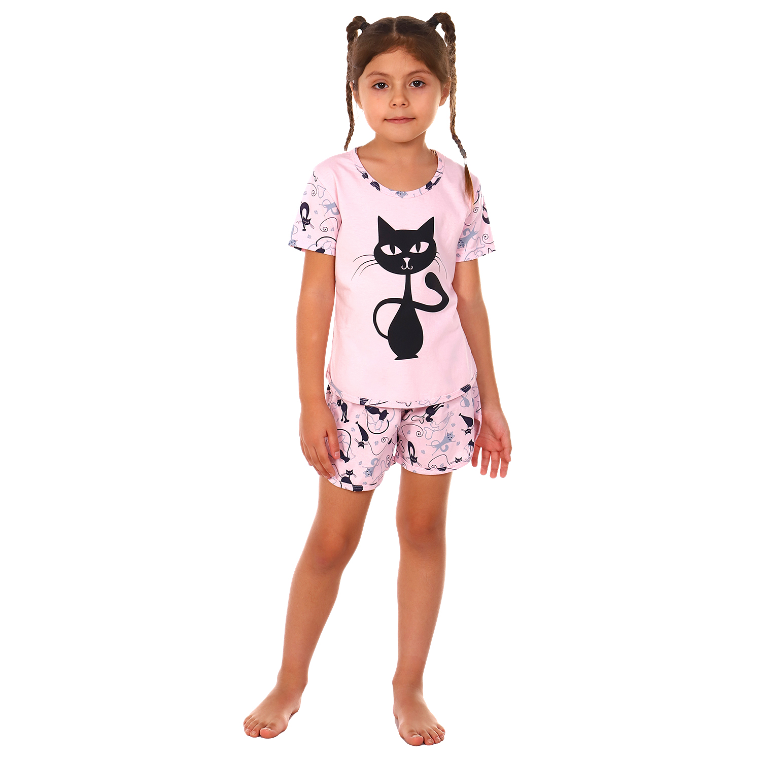 Пижама Детская Одежда 004К8/розовый4 - фото 2