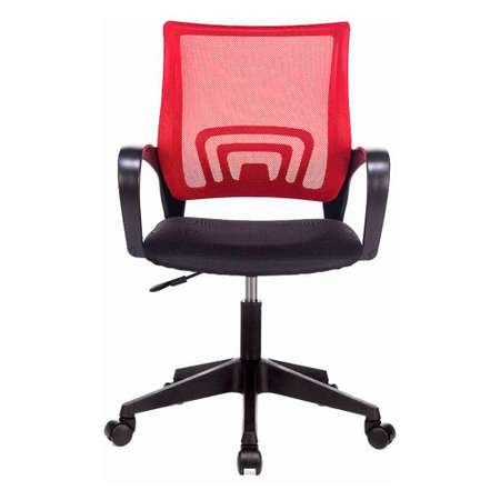 Кресло компьютерное Бюрократ офисное CH-695NLT красный TW-35N сиденье
