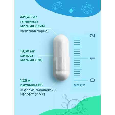 БАД MedCraft Магний глицинат 400мг