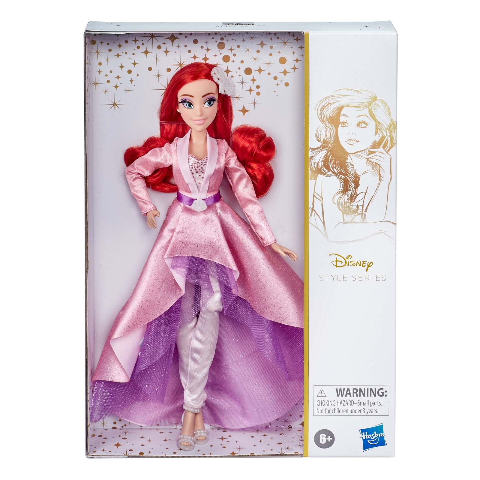 Кукла Disney Princess Hasbro Модная Ариэль E91575X0 купить по цене 499 ₽ в  интернет-магазине Детский мир