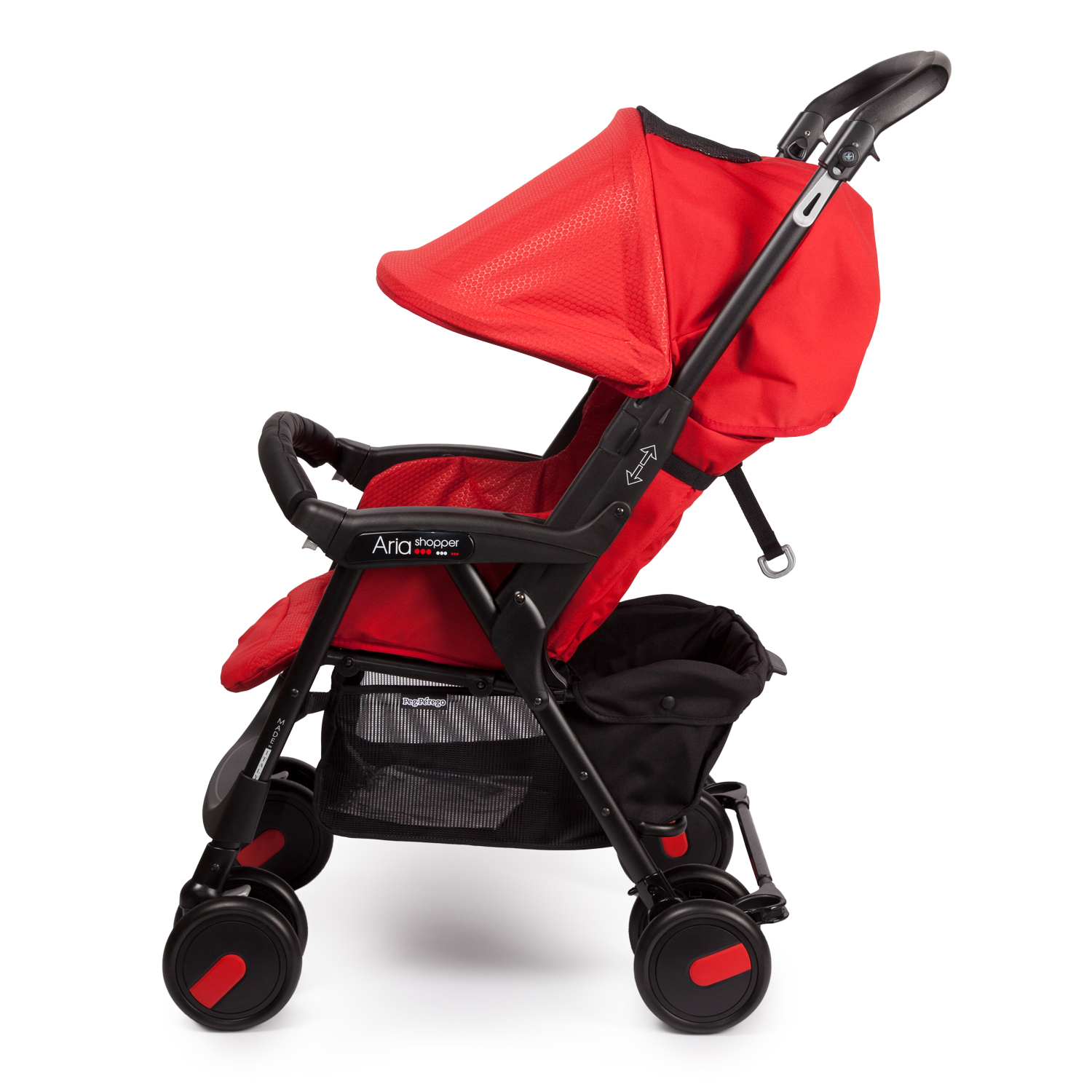 Прогулочная коляска Peg-Perego Aria Shopper Mod Red - фото 4