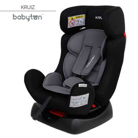 Автокресло Babyton Kruiz 0+/I/II Black-Grey