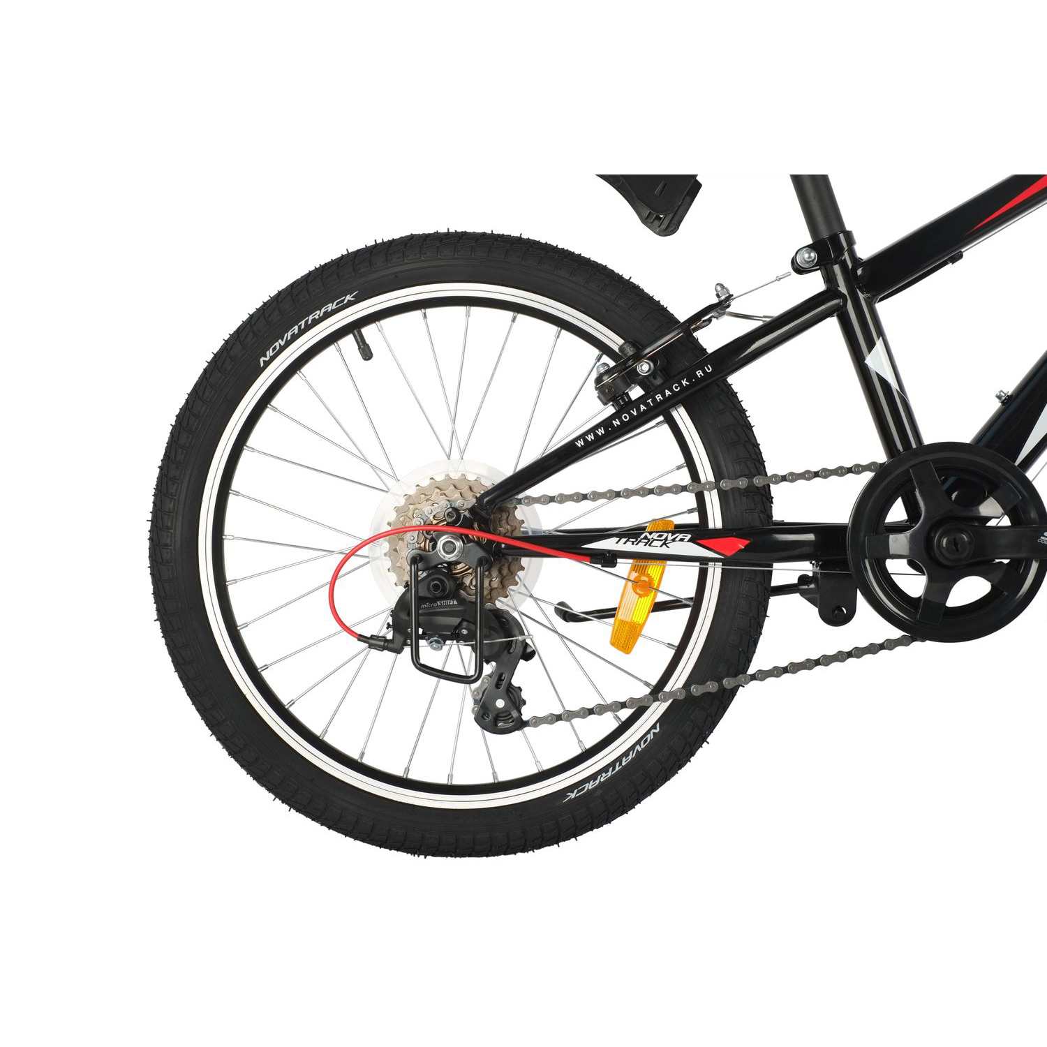 Велосипед NOVATRACK Pointer 6.V. 20 чёрный - фото 3