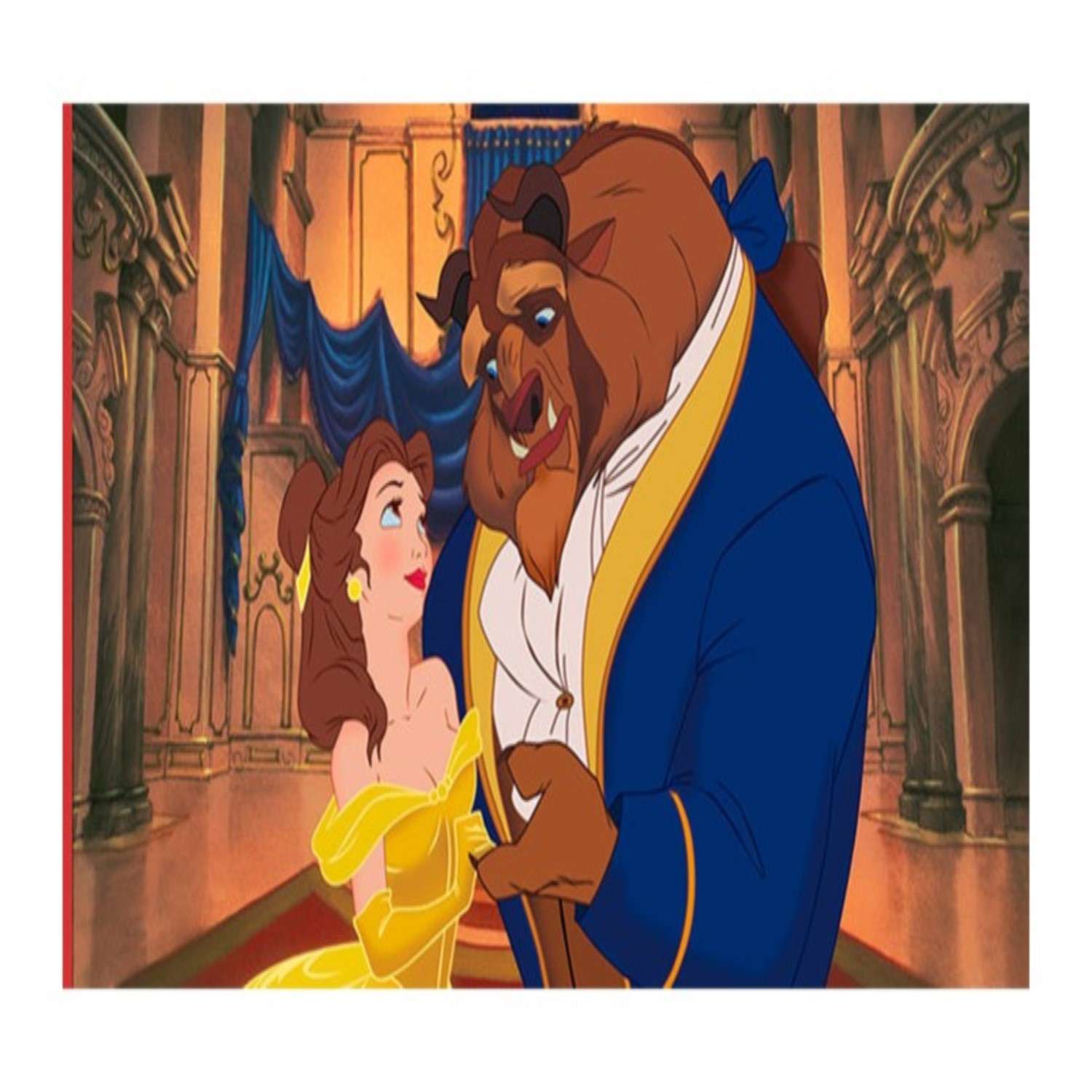 Наклейка декоративная лицензионная Disney Белль с нарядами - фото 6