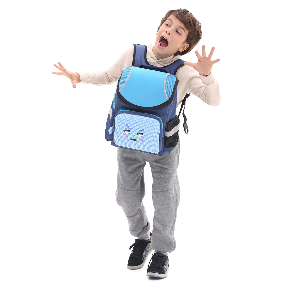 Рюкзак школьный Upixel super Class school bag WY-A019 Темно-синий - фото 9