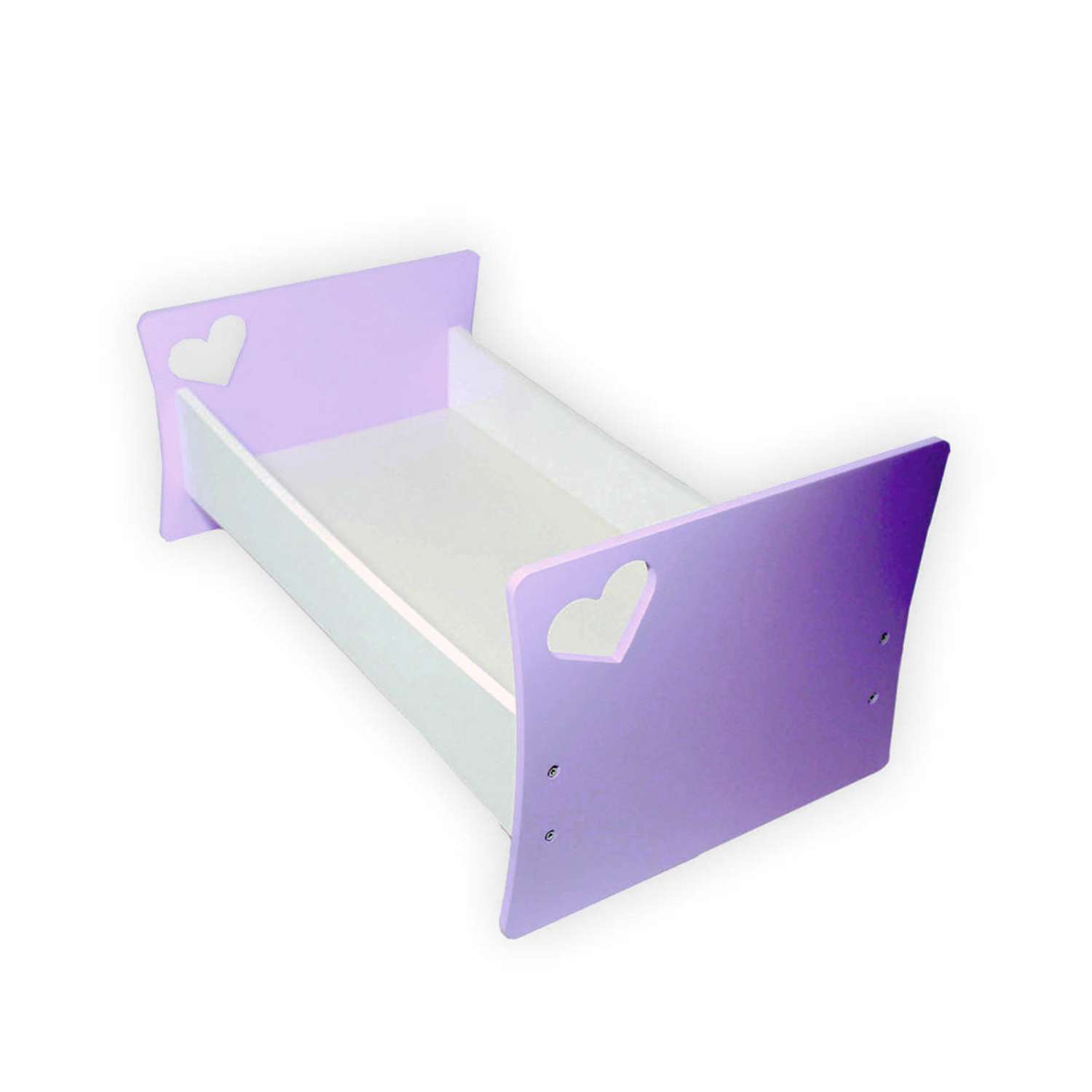 Мебель для кукол ViromToys Кроватка фиолетовая Кд0031 - фото 1